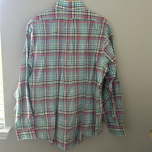 NWT Brooks Brothers Plaid All Irish Linen Shirt - Picture 3 of 6
